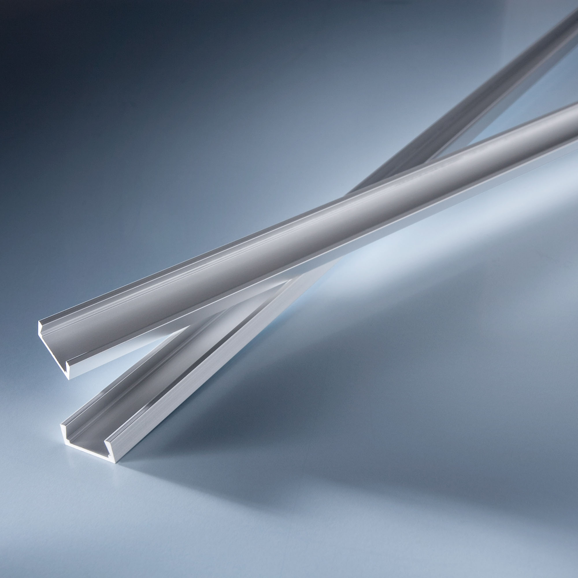 Open end cap for Aluflex Aluminum Profile narrow low height 1020mm